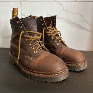 Vintage Made in England Dr. Martens 8-Eye Leather Boots